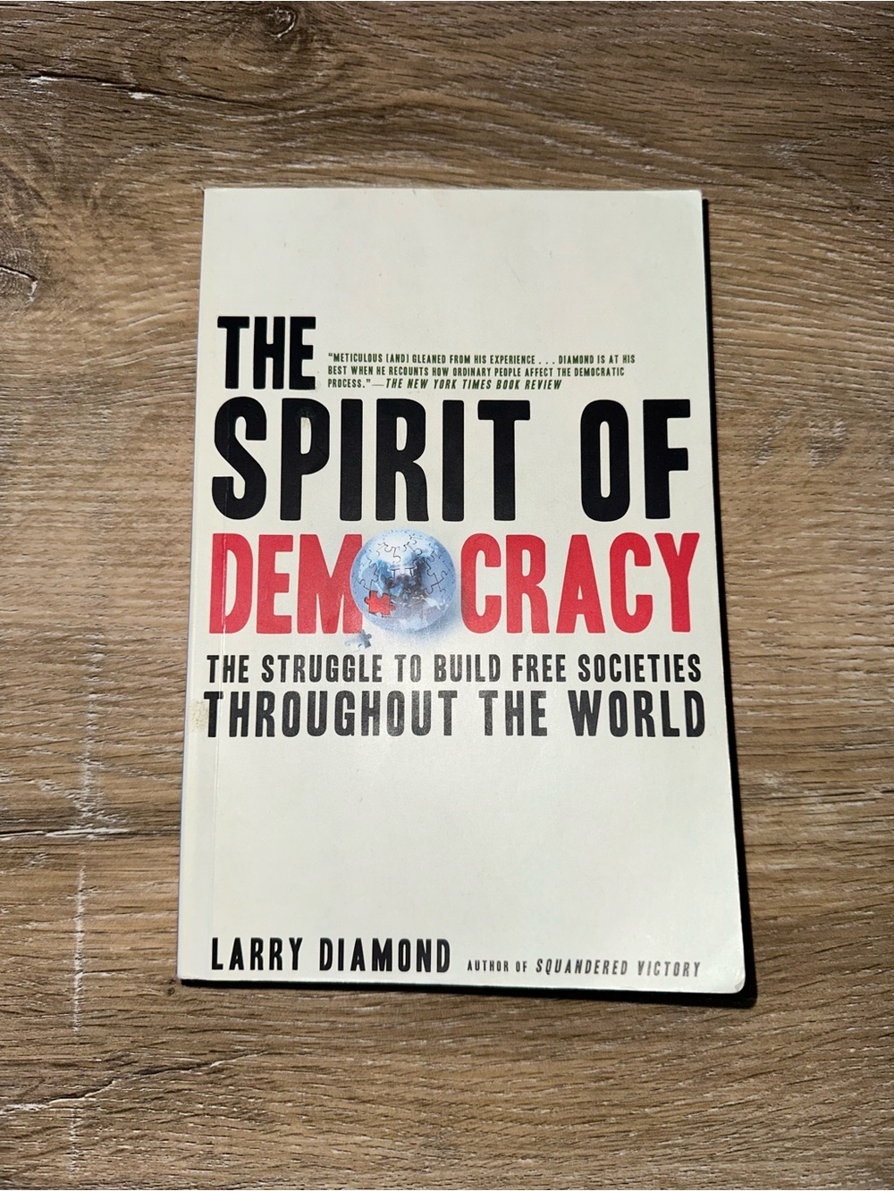 The Spirit of Democracy Larry Diamond Paperback Political Science Book